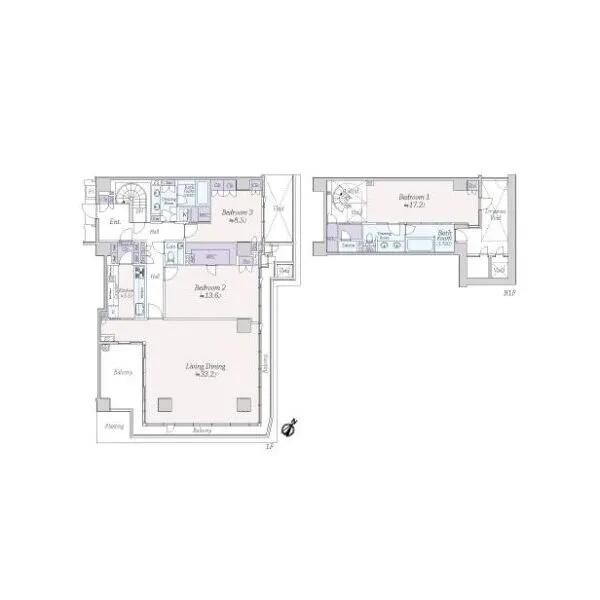 プレミスト南平台 間取図
