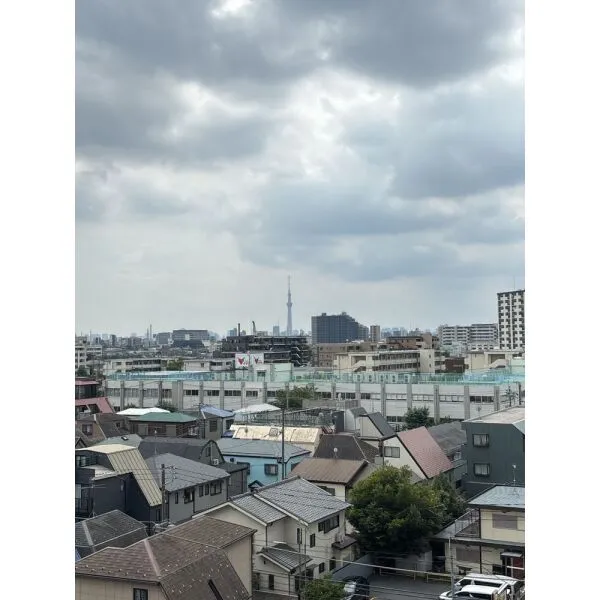ライオンズガーデン金町 南西向きバルコニーからの眺望