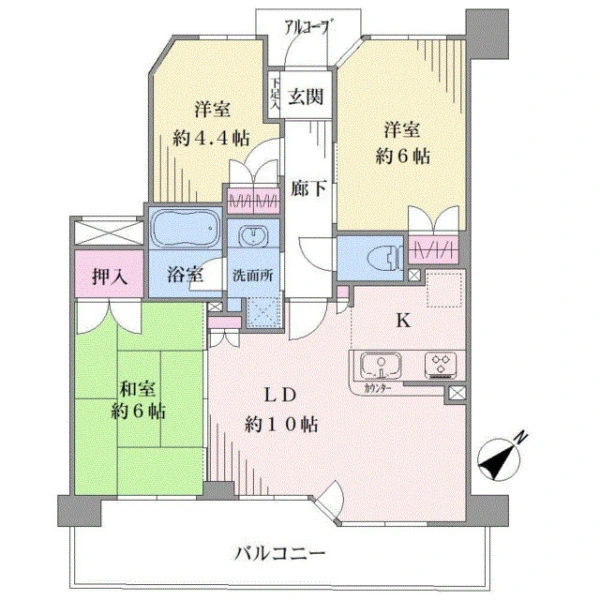 ナイスシティアリーナ横濱鶴見 間取図