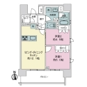 オープンレジデンシアＴＨＥ　ＭＩＤ　ＦＯＲＴ 間取図