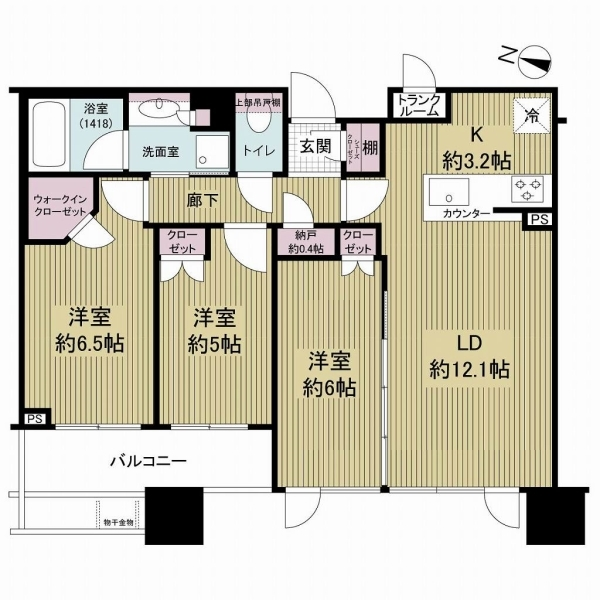 シティタワー大井町 間取図