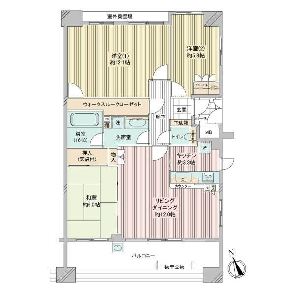 ノブレス新百合ヶ丘フォレストハウス 間取図
