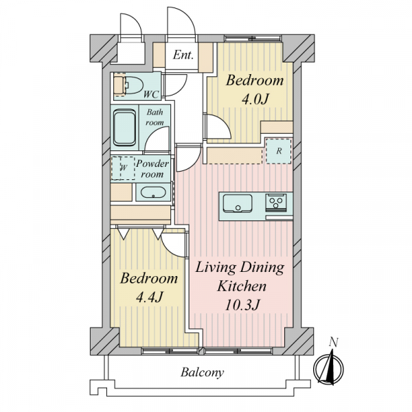 ライオンズマンション大森海岸 間取図