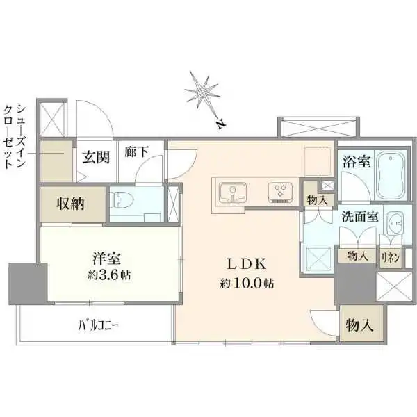 エクセレントシティ本八幡駅前サザンライズ 間取図