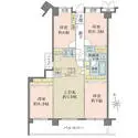 コスモ鶴見岸谷公園 間取図