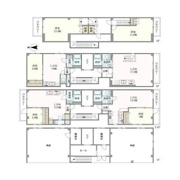 江東区冬木 間取図