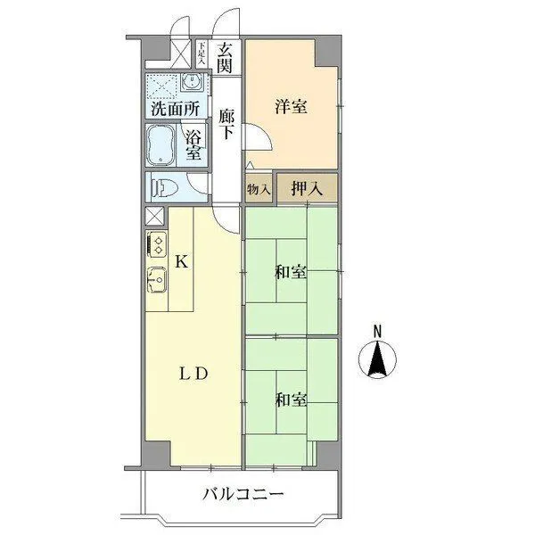 ネオハイツ第２新大阪 間取図