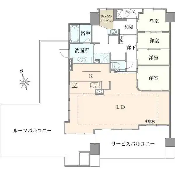 ライオンズグローベル石神井公園 間取図