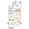 ミオカステーロ府中緑町II 間取図