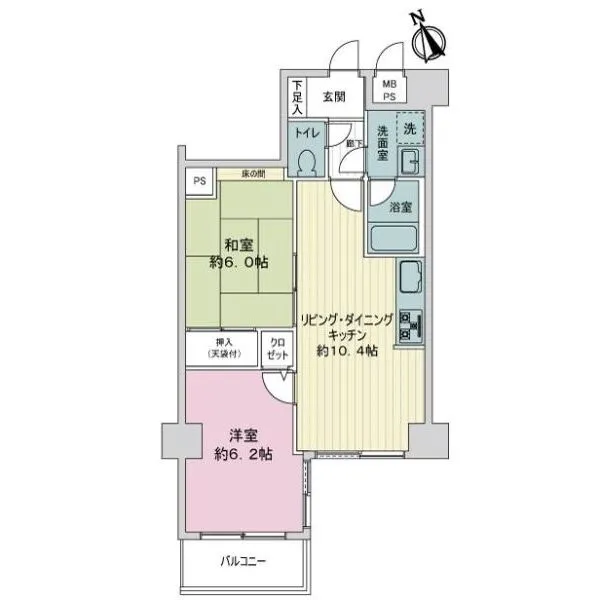 ライオンズプラザ川口本町 間取図