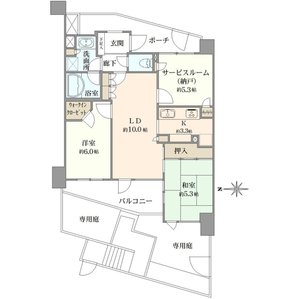 ファーストシーン津田沼 間取図