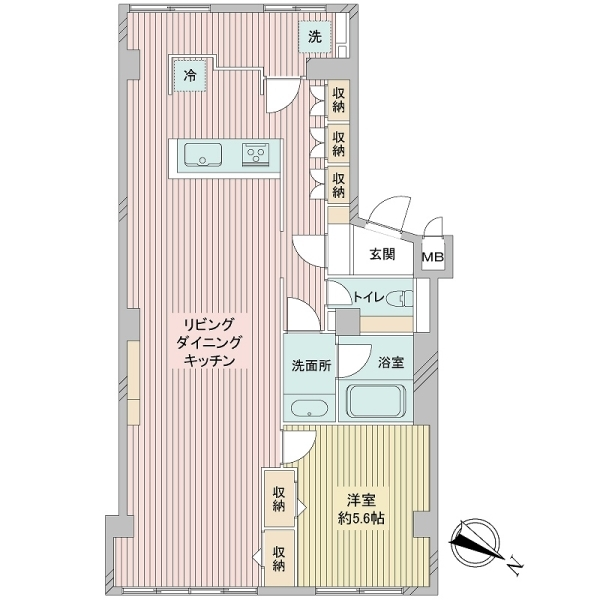 池田山ロイヤルマンション 間取図