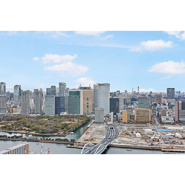 パークタワー勝どきサウス バルコニーからの眺望