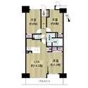 コスモ東石切さくら坂 間取図