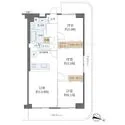 新大阪第一グリーンマンション 間取図