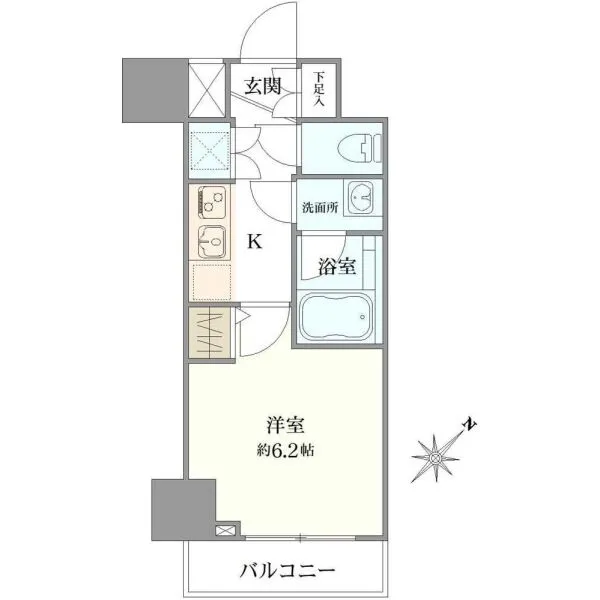 ハーモニーレジデンス大森山王 間取図