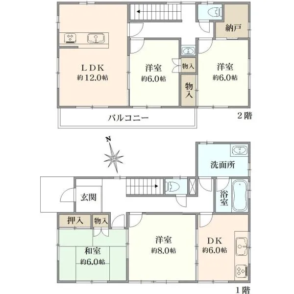 小金井市東町４丁目 間取図