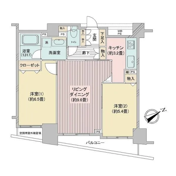 クリオタワー大塚台 間取図