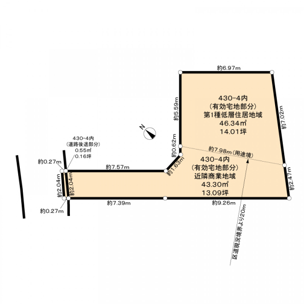 中野区沼袋３丁目 間取図