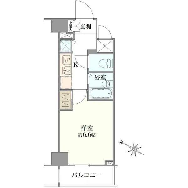 ハーモニーレジデンス池上 間取図