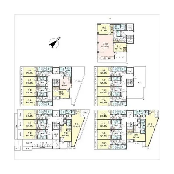 新宿区原町１丁目 間取図