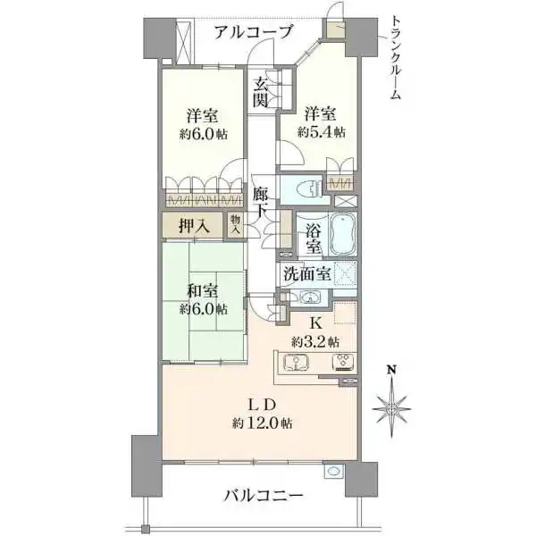 アズベリーヒルズ 間取図