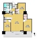 メガシティタワーズ 間取図