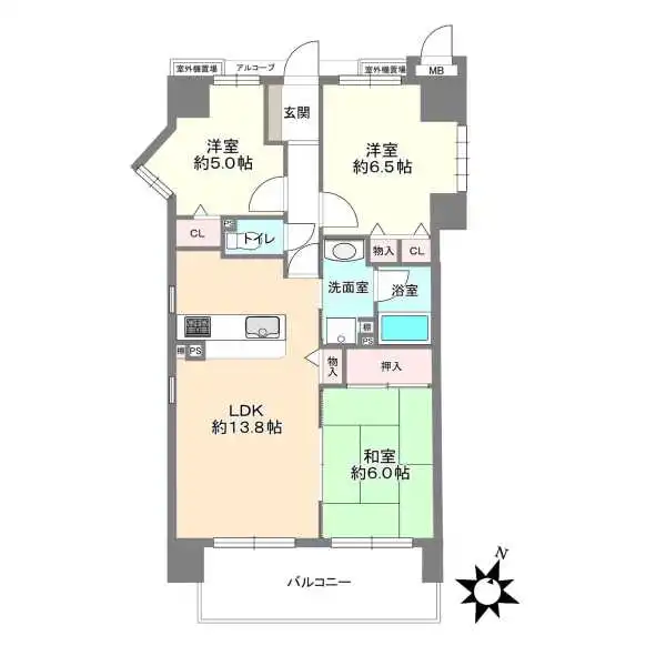加島駅前アーバンコンフォート 間取図