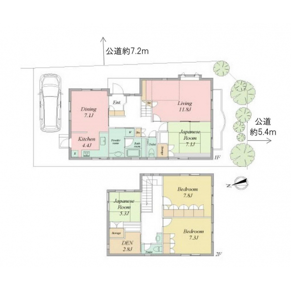 杉並区上井草１丁目 間取図