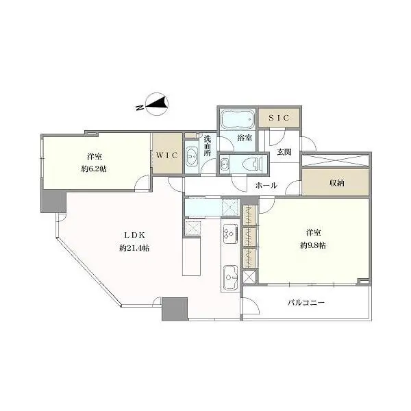 ナビューレ横浜タワーレジデンス 間取図