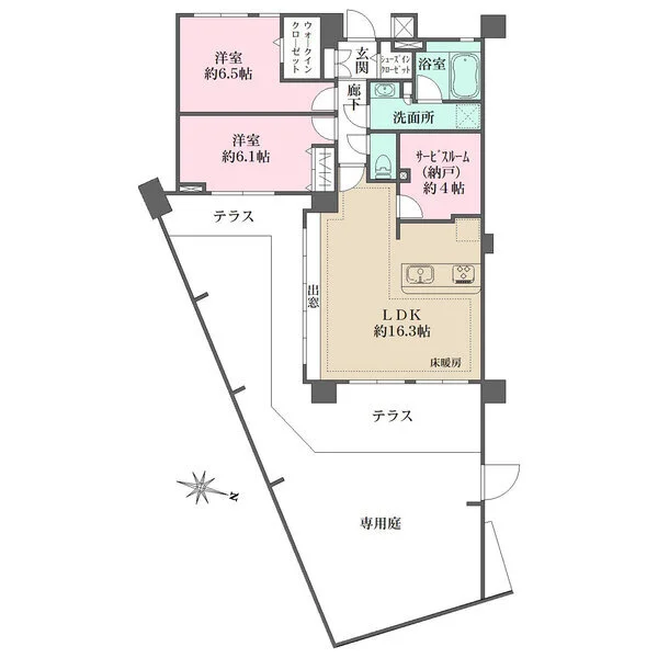 エルセレブ上池台トップヒル 間取図