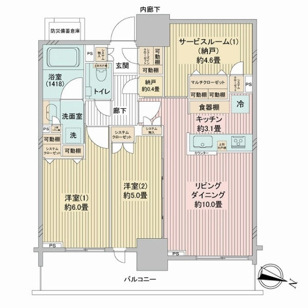 エクセレント　ザ　タワ− 間取図