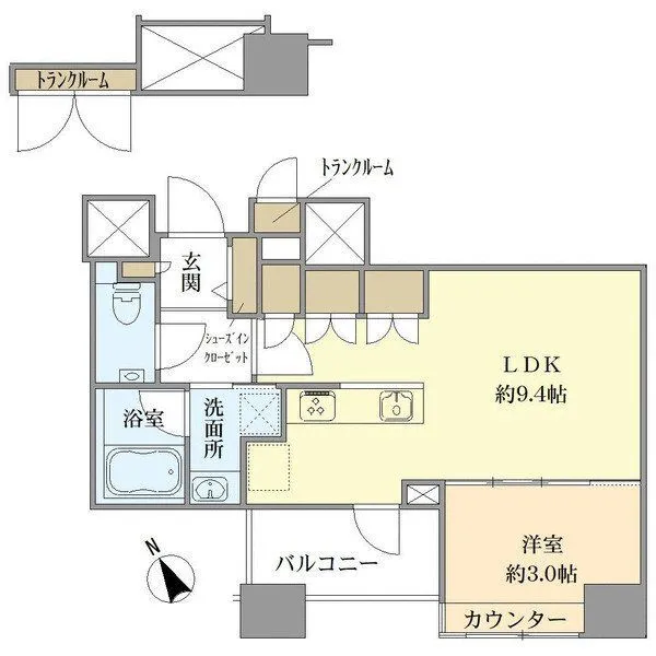 新橋プラザビル 間取図