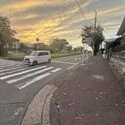松戸市六高台６丁目 前面道路含む現地写真