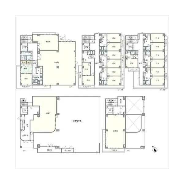 名古屋市熱田区明野町 間取図