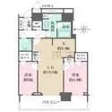 ザ・パークハウス晴海タワーズティアロレジデンス 間取図