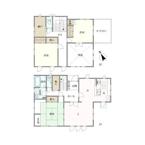 横浜市都筑区中川３丁目 間取図