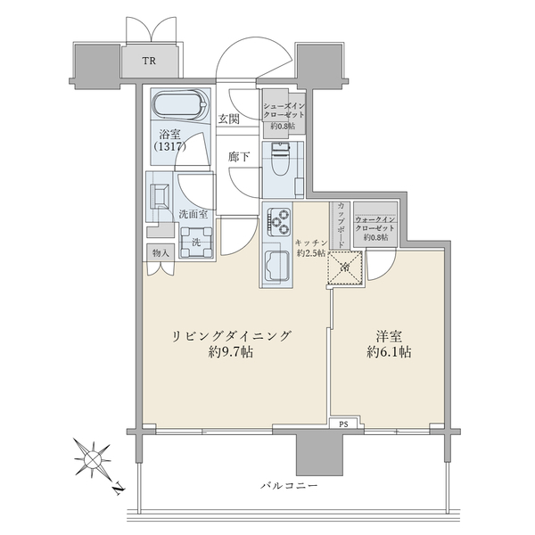 パークシティ武蔵小山ザタワー 間取図