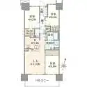 グランアリーナレジデンス 間取図
