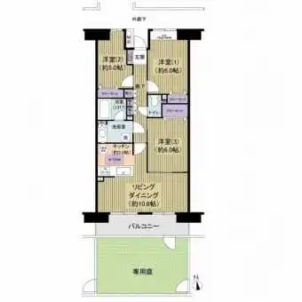家具の配置がしやすいアウトフレーム工法を採用！