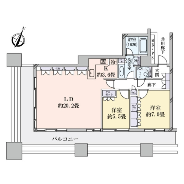 東京レジデンス 間取図
