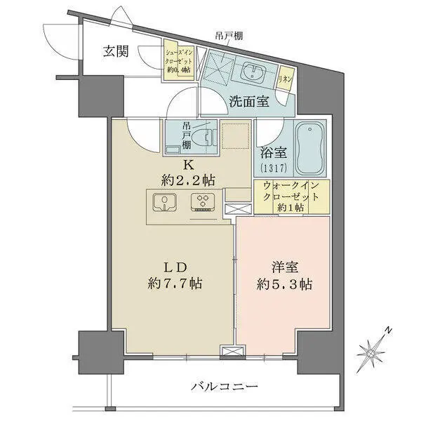 ザ・パークワンズ品川戸越 間取図