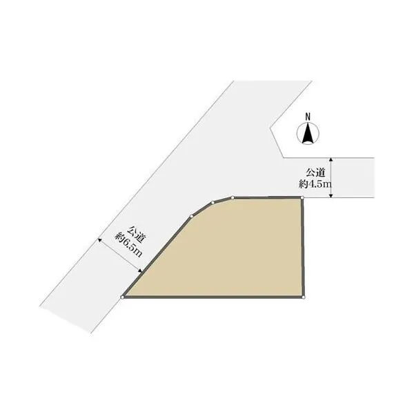 横浜市旭区中白根1丁目 区画図