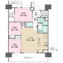 ザ・パークハウス所沢プレイス 間取図