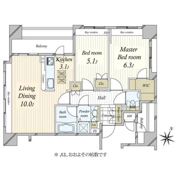 クラッシィ白金台シティハウス 間取図
