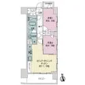 ライオンズ東向島ミレス 間取図