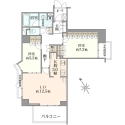 クリオ立川弐番館 間取図