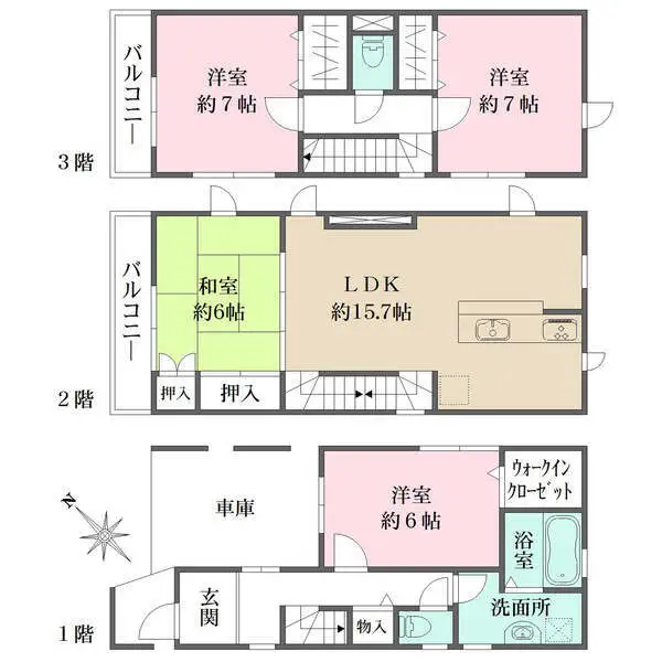 葛飾区宝町１丁目 間取図