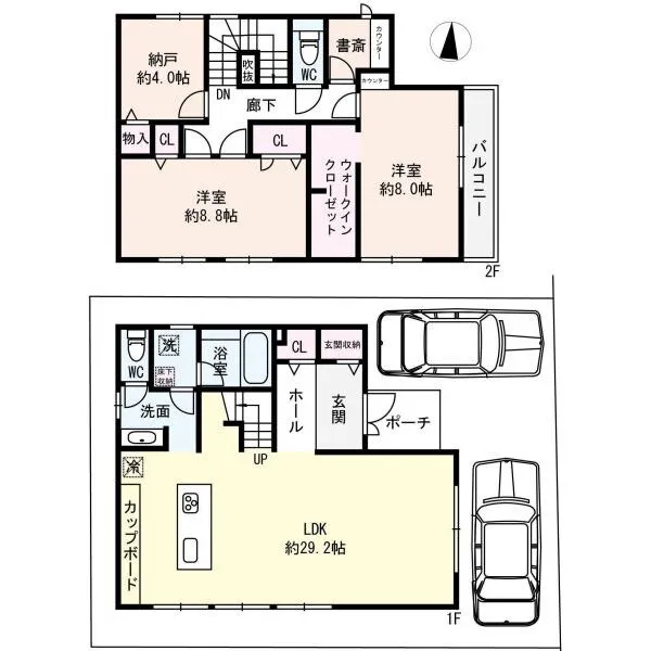 箕面市百楽荘２丁目 間取図