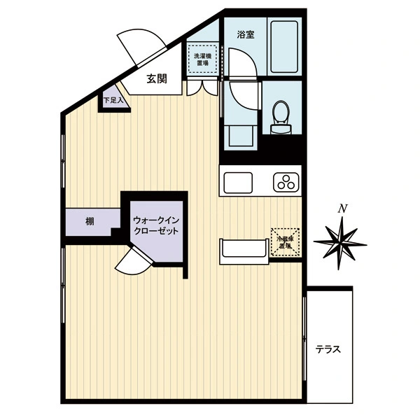 ビラ大泉学園 間取図